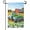 A, variant on XaaKee Spring Garden Flag, Vintage Truck Harvest Theme Garden Flag, Double-Sided High-Quality White Linen Yard Flags, Painted Style Farmhouse Patio Decor, 12x18Inch