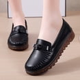 thumbnail image 5 of NOKIO Comfortable Women'S Flats Stylish Women'S Breathable Fashion Sneakers Women Comfort Walking Flat Loafer Slip On Leather Loafer Comfortable Flat Shoes Outdoor Driving Shoes, 5 of 7