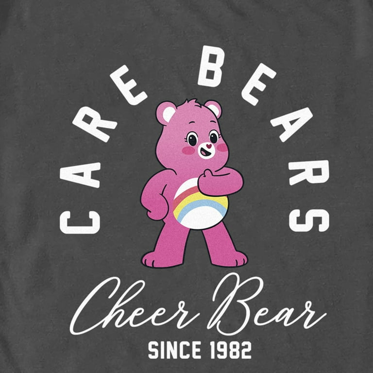 Men s Care Bears Cheer Bear Since 1982 Graphic Tee Charcoal Large