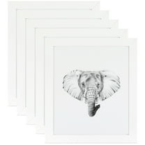 ArtToFrames 12" x 24" Soft White Picture Frame, 12x24 inch White MDF Poster Frame (WOM-5179), 5 Pack