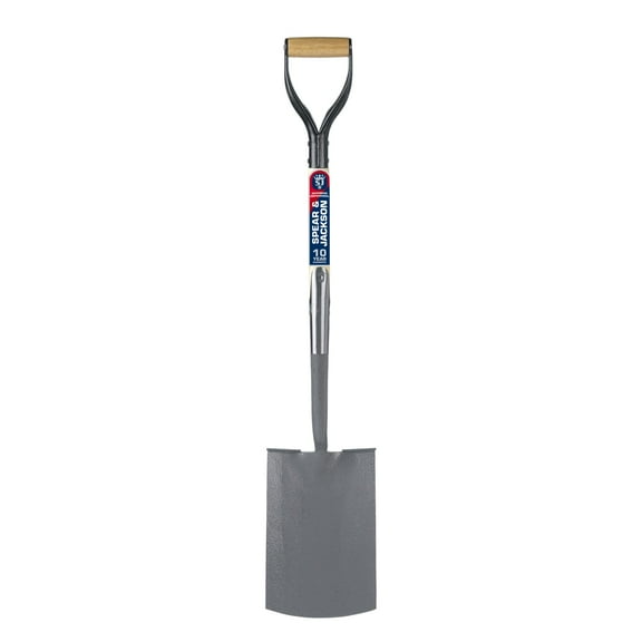 Spear & Jackson Neverbend Professional Treaded Digging Spade – Heavy-Duty Forged Carbon Steel Garden Spade for Tough Soil and Precision Digging
