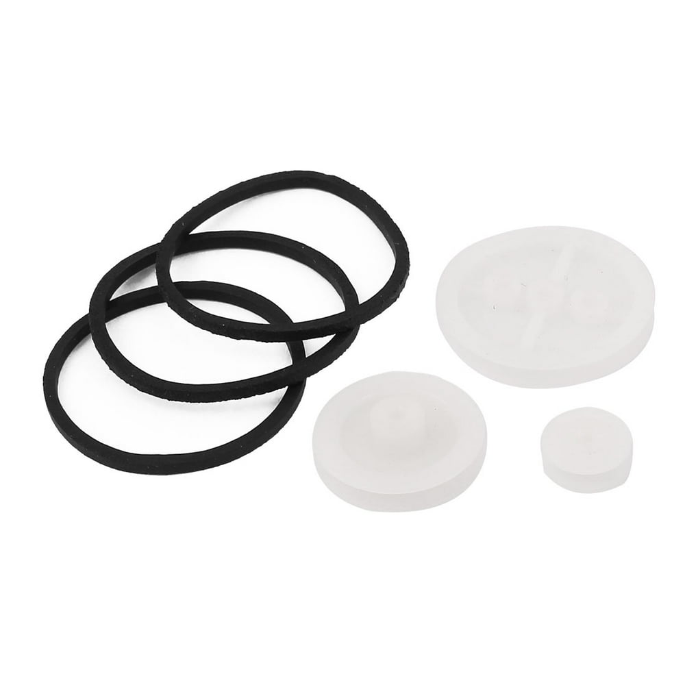2 Pairs 3Styles Round Plastic Pulley w 6 Belt Kit for DIY RC Model