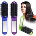 thumbnail image 3 of BEMS-4 piezas (púrpura+azul+verde+naranja)Cepillo de pelo plegable, compacto, 3 of 5