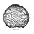 thumbnail image 2 of WEUVEB Pantalla Metálica Colgante Plegable Para Lámparas E27 Con Estructura De Malla De Hierro, 2 of 6