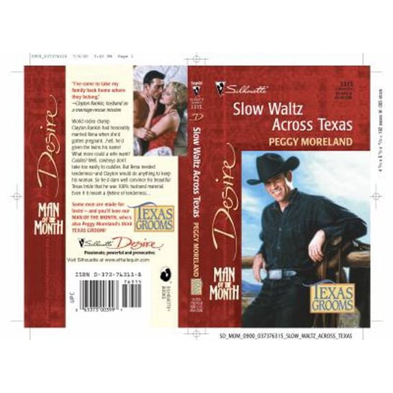 Pre-Owned Slow Waltz Across Texas (Texas Grooms) (Silhouette Desire, 1315) (Unknown) 0373763158 9780373763153