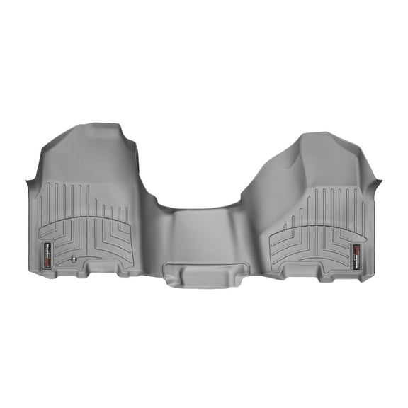WeatherTech Custom Fit FloorLiners compatible with Ram Truck 1500, Ram 1500, Ram 2500/3500 - 1st Row - Over The Hump, Grey