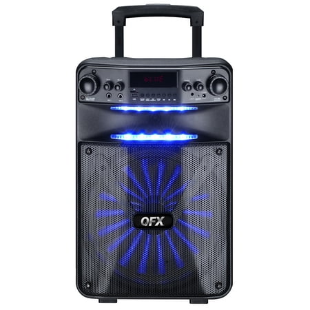 QFX PBX-115 15" Portable Bluetooth PA Speaker (Microphone Included)