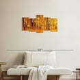 thumbnail image 2 of Elephant Stock Golden Birch Forest Wall Art - Horizontal Multi Panel Canvas - Living Room Wall Decor - Floral And Botanical Multi Panel - Orange And Gold Decor - 34" x 16", 2 of 4