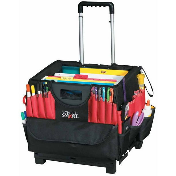 School Smart Caddy Organizer, 43 Pockets, Fabric, Multiple Sizes