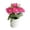 Pink, variant on Partheme Artificial Peony Bonsai Potted Plant for Courtyard Living Room Dining Table, Realistic Layered Petals Faux Flower, No Watering No Fading White Pot, for Asian Modern Home Decor, White