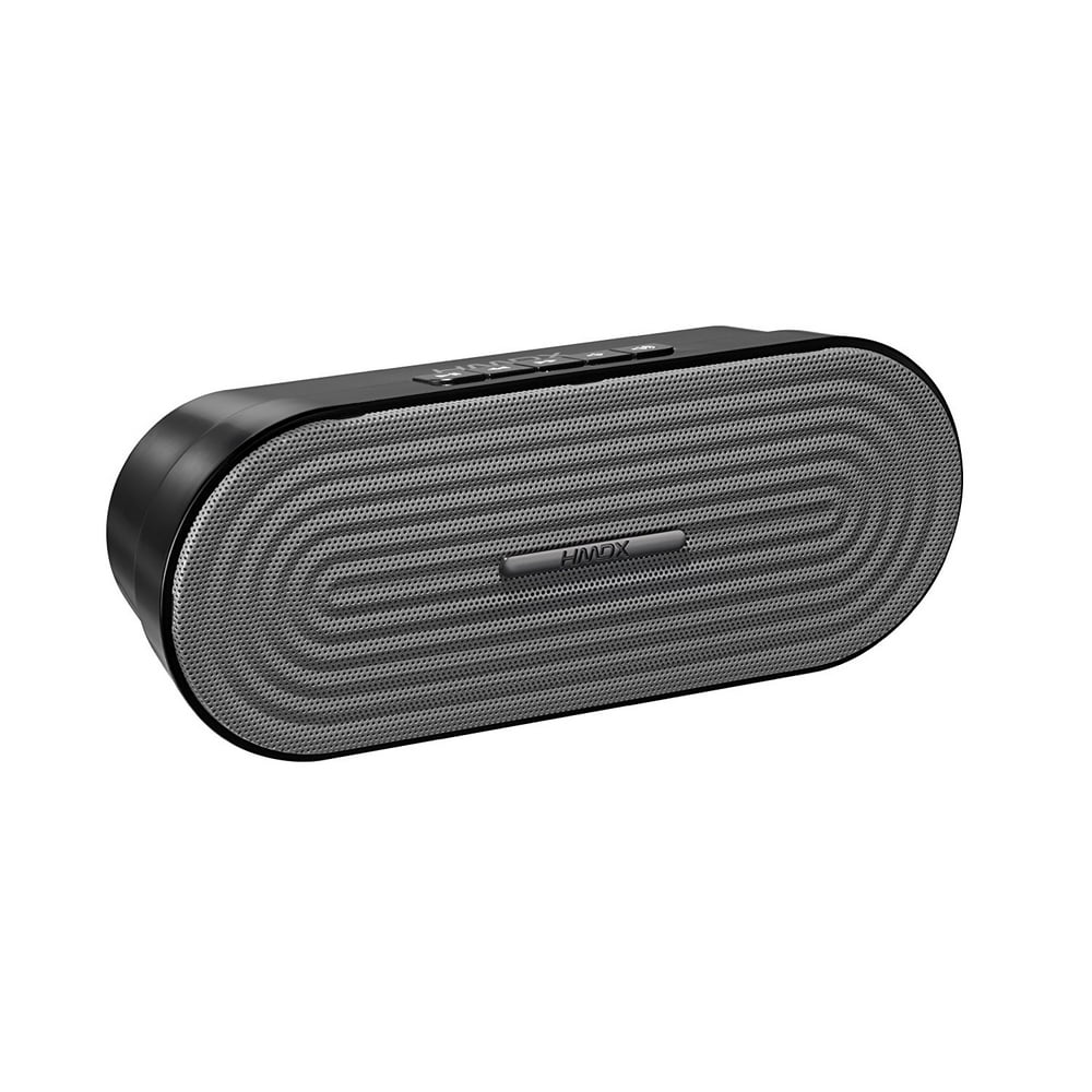 HMDX Rave Portable Bluetooth Wireless Rechargeable Speaker System, Gray