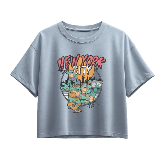 Teenage Mutant Ninja Turtles - New York City - Youth Girls Boxy T-Shirt