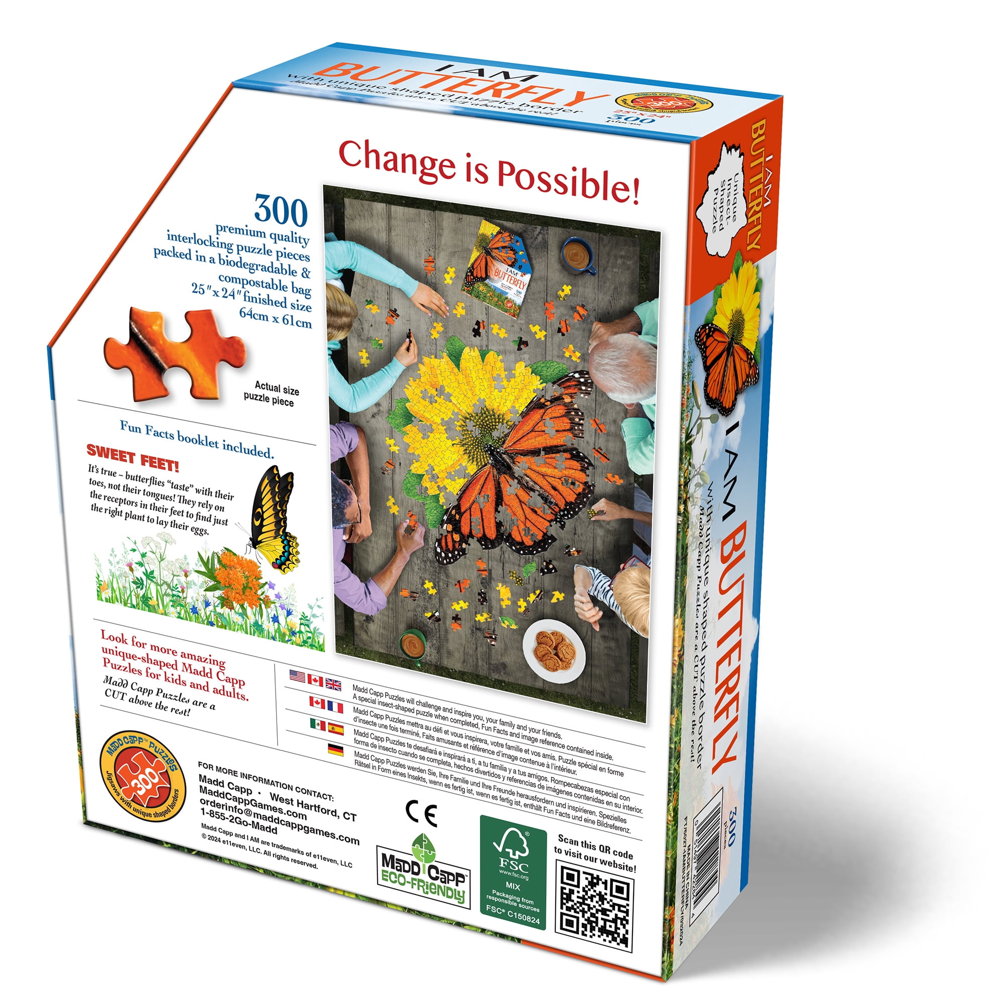 I Am Butterfly Jigsaw Puzzle, 300 Pieces