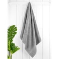 thumbnail image 3 of Cotton Paradise 100% Cotton 4 Piece Turkish Bath Towel Set, Soft Plush Towels Clearance Bathroom Set, Light Gray, 3 of 7