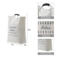 thumbnail image 3 of (2 pack) Better Homes & Gardens Laundry Deluxe Service Canvas Tote, Adult, 17 in W x 8.5 in D x 25.25 in H, 3 of 11