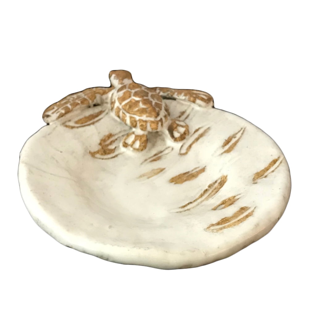 Ceramic Figurine Miniature Sea Turtle Reptile Animal Handmade Tiny Sea Turtle 