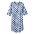 thumbnail image 1 of Men’s Open Back Adaptive Flannel Nightgown for Seniors, 1 of 1