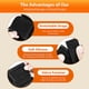 thumbnail image 4 of Brazaletes pesados PENOMO, pesas ajustables para pilates, tobillo y muñeca, 4 of 6