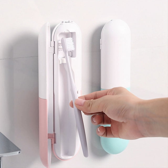 de Cepillo de Dientes UV PortáTil Caja Esterilizadora Recargable de Viaje Soporte Limpiador para Cepillo de Dientes EléCtrico Manual-A