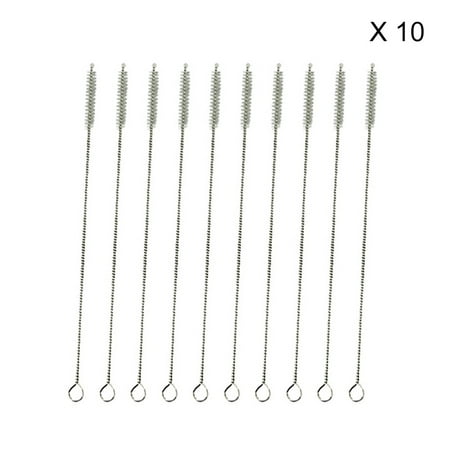 

Medcursor Brush 10PC Cleaning Stainless Pipe Drinking Steel Nylon Cleaners Straw Kitchen，Dining & Bar