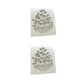 thumbnail image 1 of Billuyoard Molde de silicona para decoración de nueces de piña, moldes decorativos reutilizables de Color sólido, pasteles, postres, Fondant Gris 2piezas, 1 of 6