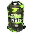 thumbnail image 4 of Waterproof Bag Surfing Sack for Outdoor Kayaking Boating Swimming Storage Pouch Compression Bag Green 20L, 4 of 6