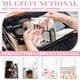thumbnail image 4 of Bolsa de maquillaje Xuniea Mini, organizador de viaje y artículos de tocador de viaje de PVC transparente, 4 of 6