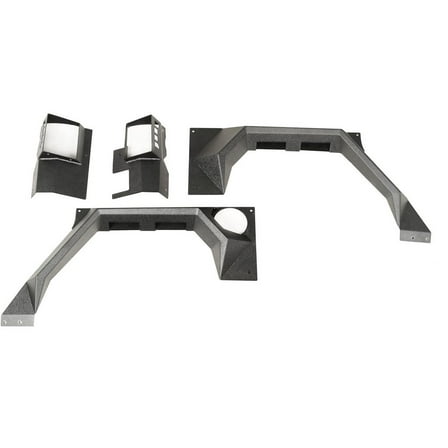 Rugged Ridge by RealTruck XHD Armor Fender Kit for Wrangler JKU | Rear, Heavy Duty | 11615.02 | Compatible with 2007-2018 Jeep Wrangler JKU 4-Door