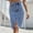 Blue, variant on Women's European And High Waist Autumn Mid Length Package Slit Denim Skirt Poodle Skirt for Girls Wrap around Skirts for Women Leather Fringe Skirt Side Skirts for Cars Universal Toddler Ballet Skirt