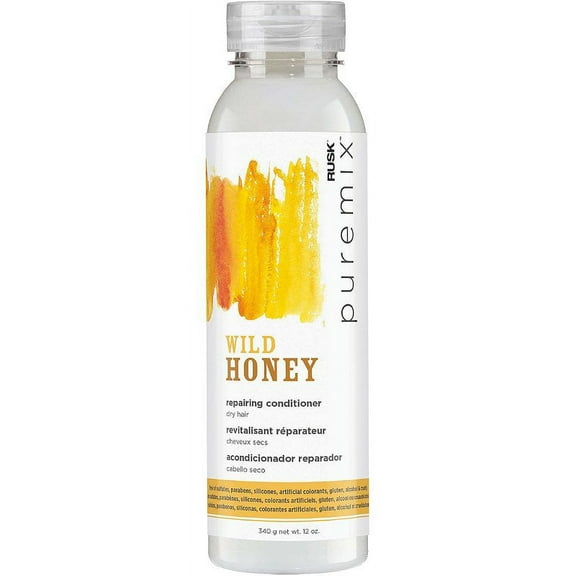 Puremix Wild Honey Repairing Conditioner - Dry Hair by Rusk for Unisex - 12 oz Conditioner