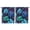 Hawaiian Reso, variant on Aloha Summer Vibes 2-Pack Kitchen Curtains, 52x63 Inch Retro Hawaiian Leaf Print Semi-Sheer Tier Curtains with Easy Care Rod Pocket