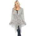 thumbnail image 1 of Simply Couture Women's Casual Knit Long Sleeve Open Front Cardigan Sweaters-Light Grey-Medium, 1 of 3