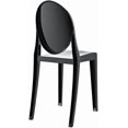 thumbnail image 2 of Nicer Furniture Ghost Side Chair in Black, 2 of 3