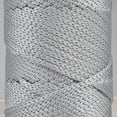 thumbnail image 2 of Sensy Premium 5mm 104 Yards Polyester Rope 100% Polypropylene Cord Macrame Cord 5mm Crochet Bag Cord Macrame Rope Crochet Thread Gift for Knitter (Silver), 2 of 6