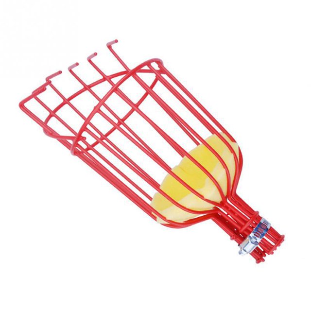 Recolector de frutas desmontable, artefacto de frutas Herramienta de recolección de frutas de gran altitud (Rojo) TUNC Sencillez