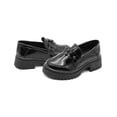 thumbnail image 3 of Zapato Mocasín Escolar Yuyin Para Niña Formal Antiderrapante negro 19.5, 3 of 6