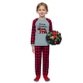 thumbnail image 3 of LuLiaMenton Christmas Family Pajamas Sleepwear Set, Mama Papa Bear Kids 6-7Y, 3 of 5