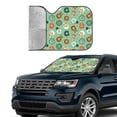 thumbnail image 4 of Bingfone Christmas Donuts Car Windshield Sun Shade Protector Keep Your Vehicle Cool Sun Shield Visor Cover Foldable-Medium, 4 of 9