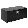 thumbnail image 2 of EDTara Lockable Aluminum Toolbox Chest, Heavy Duty Diamond Plate Storage Organizer With Keys for Trucks, Rvs, and Trailers, 2 of 6