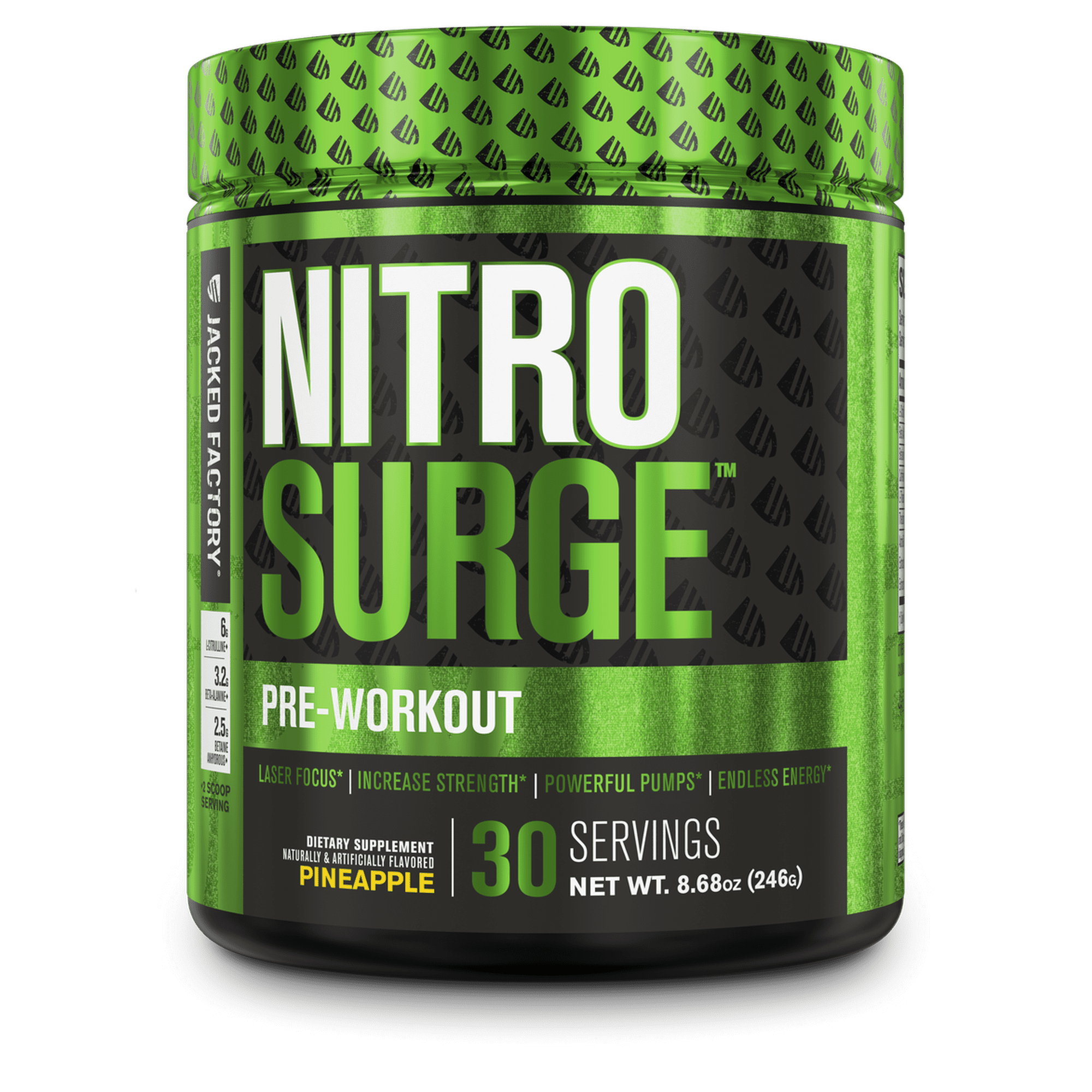 Nitrosurge Pre Workout Powder - 30 Servings, Pineapple