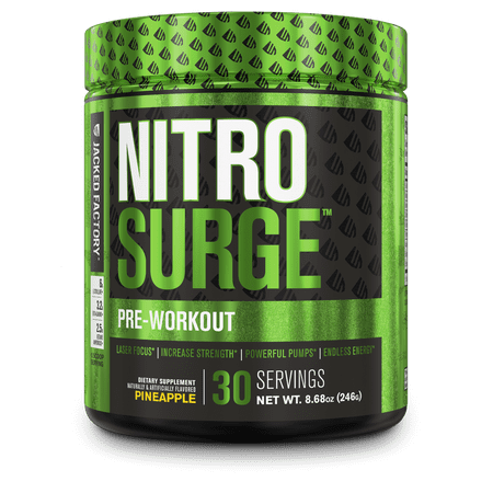 Nitrosurge Pre Workout Powder - 30 Servings, Pineapple