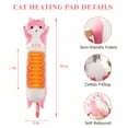 thumbnail image 3 of Heating Pad Cat Plush Heat Pad Stuffed Animal USB Powered,Heating Pad for Back,Neck,Abdomen, Shoulder,Knee,Arms,Legs,Birthday Gifts for Women Mother, 3 of 7