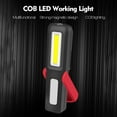 thumbnail image 3 of USB Rechargeable COB LEDs Working Light with Magnetic-base Portable Flashlight Night Lights Outdoor Hanging Hook, 3 of 8