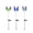 3Pcs Solar Butterfly Lights Outdoor#9, variant on Halloween Dragon Solar Stake Light Outdoor Garden Decor Resin Statue for Patio Landscape Lighting Fixture