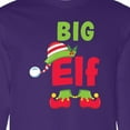 thumbnail image 4 of Inktastic Christmas Big Elf Long Sleeve T-Shirt, 4 of 5