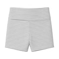 thumbnail image 6 of Axiiglly Shorts for Women Low Rise Striped Fold Over Y2K Cotton Stretchy Lounge Micro Shorts Soft Yoga Mini Shorts, S-2XL, 6 of 6
