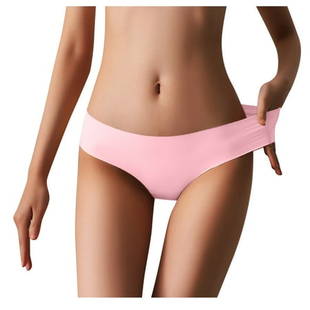 

KaLI_store Women s Panties Cotton Bikini Women s Breathable Panties Seamless Comfort Underwear Cotton Panties For Women High Waist