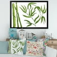 thumbnail image 3 of Designart 'The Forest of Bamboo Branches IV' Tropical Framed Art Print, 3 of 4