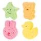 thumbnail image 1 of EeaseMX 4 esponjas de baño de pulpa para bebé con forma adorable, accesorios de baño para bebés y niños., 1 of 7
