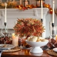 thumbnail image 6 of Zukuco 4PCS Artificial Maple Bushes, Artificial Silk Maple Leaf Shrubs Faux Fall Leaf Stems Autumn Faux Plants with Stem for Indoor Outdoor Home Kitchen Wedding Thanksgiving Fall Decor, 6 of 7